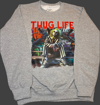 Thug Life Beetle Crewneck