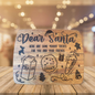 Dear Santa (1) Engraved Cutting Board