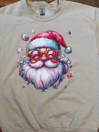 Pink Santa Crewneck