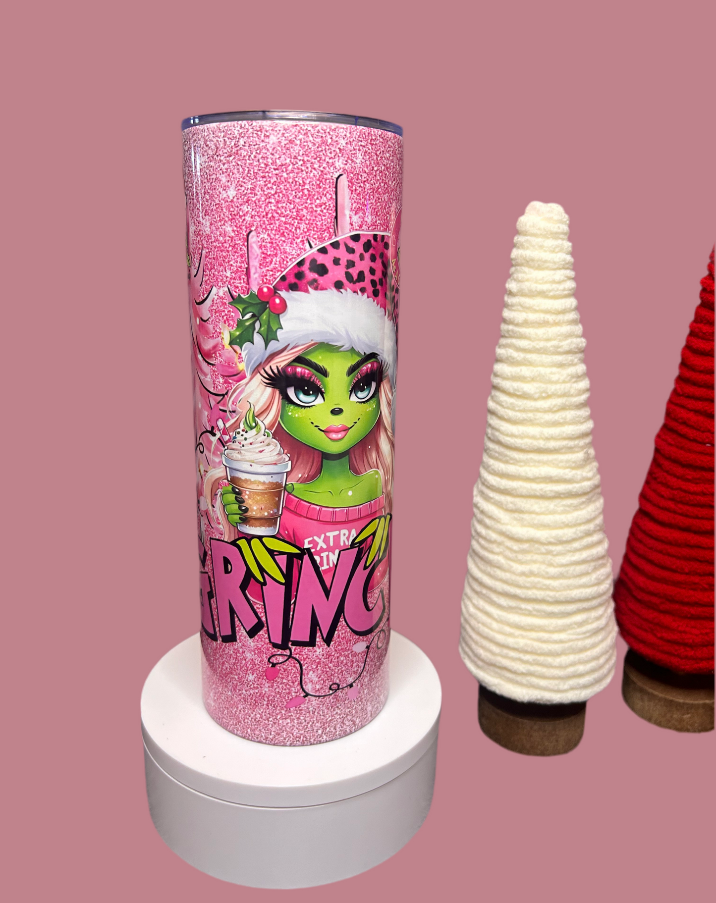 Pink Monster Tumbler