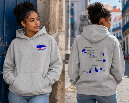 Cape Verdean Islands Unisex Heavy Blend Pullover Hoodie - Premium Fleece Sweatshirt