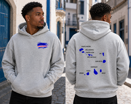 Cape Verdean Islands Unisex Heavy Blend Pullover Hoodie - Premium Fleece Sweatshirt