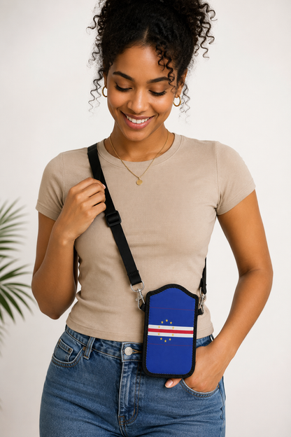 Cape Verde Crossbody Phone Holder