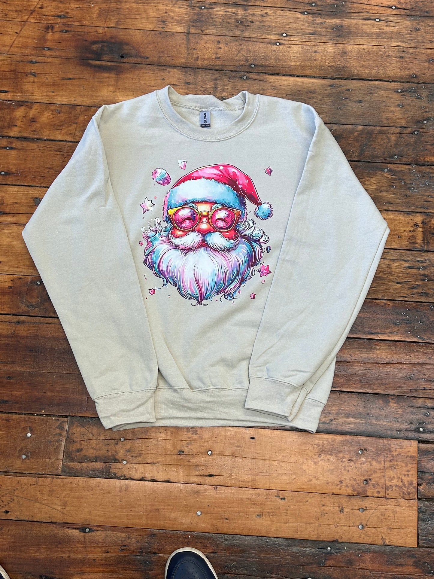 Pink Santa Crewneck