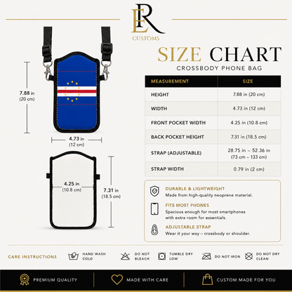 Cape Verde Crossbody Phone Holder